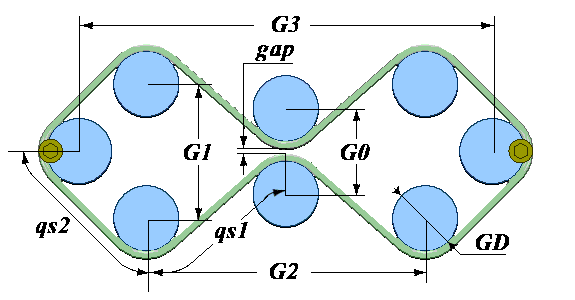 Kharchenko BiQuad Antenna Dimensions